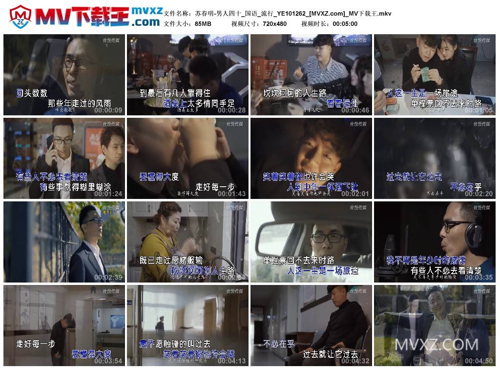 苏春明-男人四十_国语_流行_YE101262